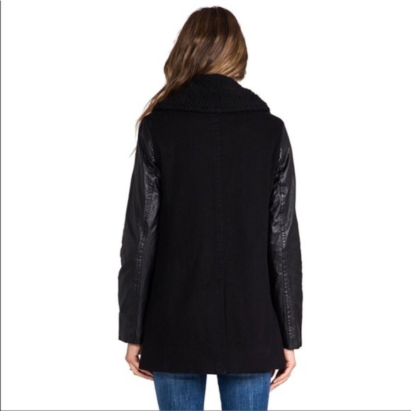 Current/Elliot The Longline Pea Coat - Picture 3 of 9